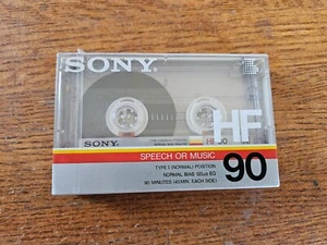 Sony HF 90 High Fidelity Normal Bias Cassette - 90 min - Picture 1 of 2
