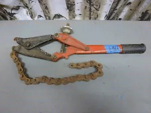 WHEELER 25" SOIL PIPE Cast Iron or Clay SNAP CUTTER, has 26 inch Long Chain - Picture 1 of 4