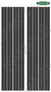 Carretera recta - Calibre OO - Carreteras de 66 mm de ancho - Modelo ferroviario - Imagen 1 de 3