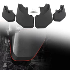 Matte Black Front & Rear Mud Flap Splash Guard for Land Cruiser Prado LC250 2024 - Picture 1 of 13