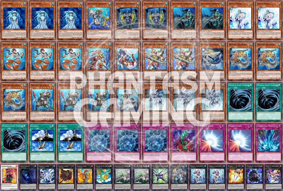 Mermail Deck Crazy Box Lavalval Chain Abysstrite Abyssgaios Yugioh - Image 1 of 1