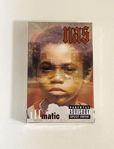 NAS ILLMATIC Cassette Tape Japan Limited Version Hip-Hop / Sony Music Lebals - Picture 1 of 4