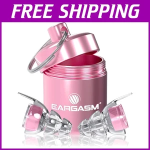 Pink High Fidelity Earplugs - Noise Reduction for Concerts - Picture 1 of 11