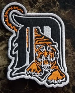 Detroit Tigers Embroidered  Patch approx 3x4"  quality patch - Picture 1 of 3