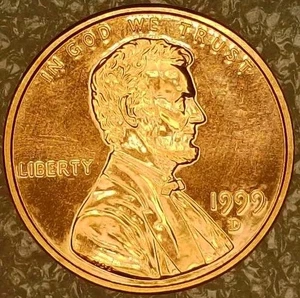 🔥 BU (RD) 1999-D LINCOLN CENT DDO DDR VARIETY - Picture 1 of 14
