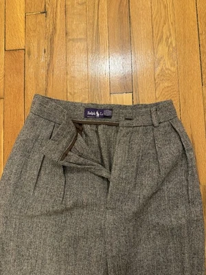 Ralph Lauren Purple Label Women’s Wool Pants Sz 4 Made in USA Vintage Rare - Image 1 of 3