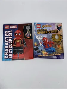 Lego Marvel Spider-man Explore the Spider-verse & Character Encyclopedia NO FIGS - Picture 1 of 3
