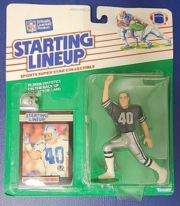 1989 Startaufstellung Bill Bates Dallas Cowboys Kenner MOC NFL Kenner - Bild 1 von 6