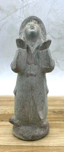 Isabel Bloom Child Figurine Dancing in the Rain Signed Concrete Sculpture - Picture 1 of 14