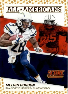 2016 Score All Americans Gold #2 Melvin Gordon - FB - Image 1 of 2