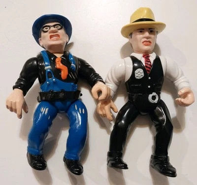 2 Playmates Toys 1990 Dick Tracy & Itchy Action Figures 5"  - Image 1 of 4