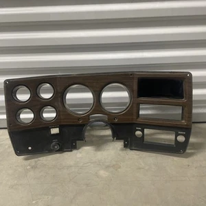 1973 - 1981 Chevy GMC Truck Dash Gauge Bezel Silverado Sierra Blazer NO A/C - Picture 1 of 8