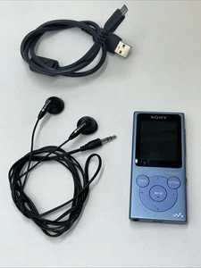 Sony NW E394 Walkman 8GB MP3 Player + Sony Kopfhörer/Ladegerät - Blau - Neuwertig - Bild 1 von 12