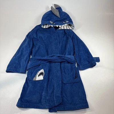 Nautica Niños Jóvenes Playa Natación Capucha Tiburón Bata Toalla Cubrir Azul L (10/12) Foto 1 de 4