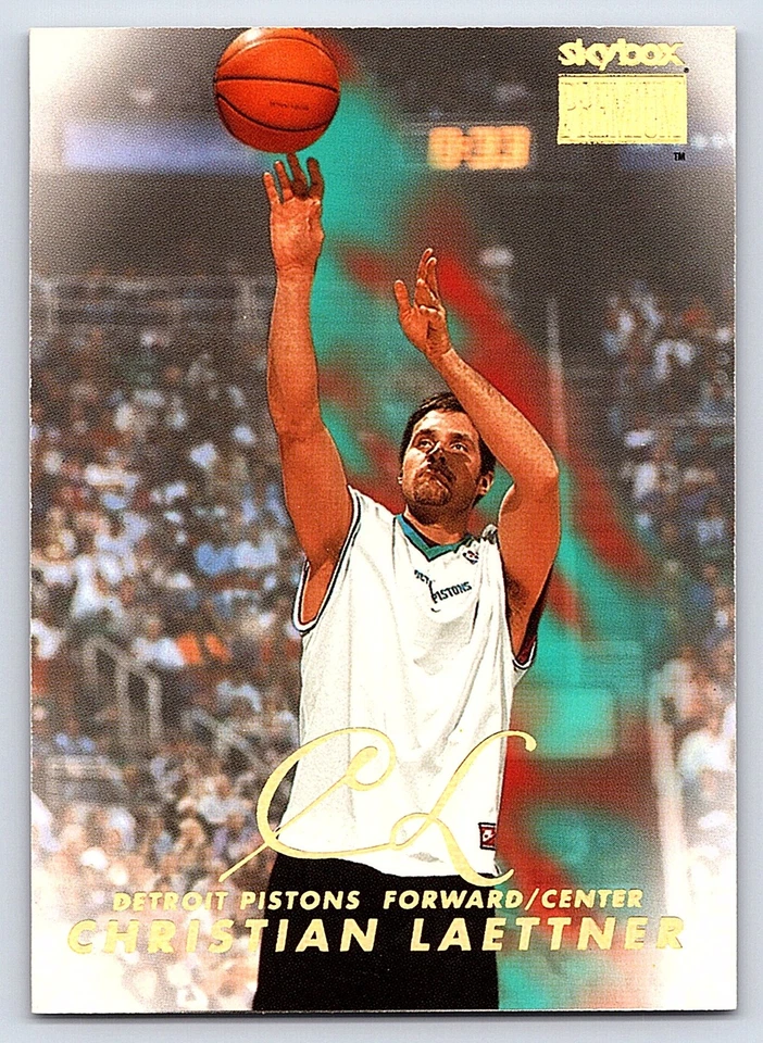 1998-99 SkyBox Premium #174 Christian Laettner Detroit Pistons - Image 1 of 2