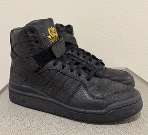adidas Originals Forum Hi OG Ostrich Black Gold Sz 9 US - Picture 1 of 21