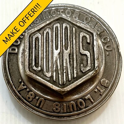 Tapacubos de latón roscado Dorris 1906-1925 tapacubos grasa tapacubos antiguo Foto 1 de 4