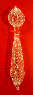 Silvestri закрученное стекло - украшение для рождественской елки - высота 5 7/8 дюйма - Изображение 1 из 2