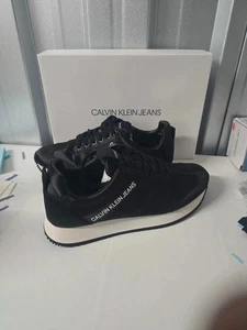 Calvin Klein Jeans donna scarpe basse stringate / scarpe da ginnastica taglia US-8 - Foto 1 di 6