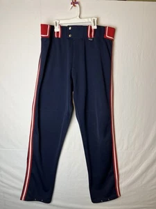 Rover Plus Nine Softball Pants Size 38 X  35 USA EUC Red Blue Black Label Heavy - Picture 1 of 5