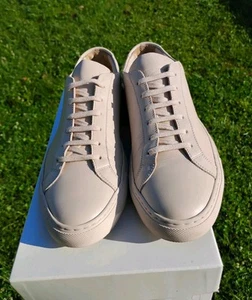 Common Projects 41EU 8/8.5US Mens 1528 Achilles Low 'Nude' w COA EUC $450 - Picture 1 of 12