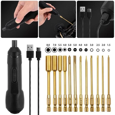 Electric Screwdriver Cordless  12-Bit System RC Car Tools Kit For 1/8 1/10 Cars - Image 1 of 4