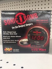 NOB Sonic Boom SBB500ss Sonic Bomb Loud Plus Vibrating Alarm Clock  I1a