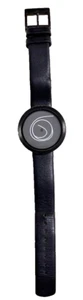 NAVA DESIGN ORA UNICA 36mm Black Wristwatch from Japan Rare Discontinued - USED - Picture 1 of 7