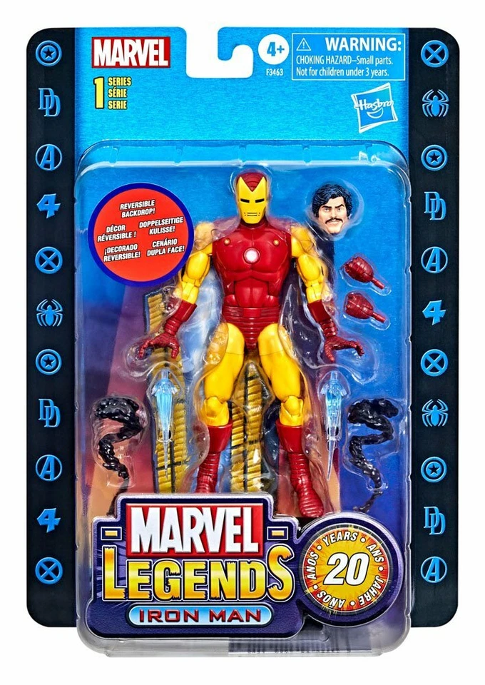 Hasbro - Marvel Legends 20 Aniversario Serie 1 - Figura De Acción 2022 Iron Man