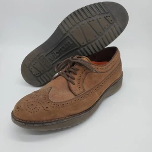 Mens Sz 8M Rockport RocSports Wingtip Oxford Brown Shoes Lace Up M2671  - Picture 1 of 12