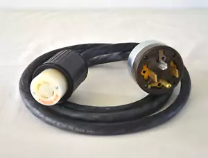 Hubbell 30A 125/250V Stecker & 10/4 Typ SO Netzkabel 8,5 Fuß - Bild 1 von 7