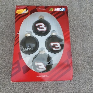 Vintage Dale Earnhardt Nascar Goodwrench Christmas Ornaments From 2004. Set of 4 - Picture 1 of 9
