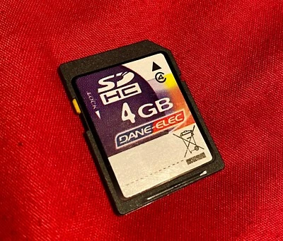 Dane-Elec 4GB SDHC Class 4 Memory Card (Japan) - Image 1 of 2