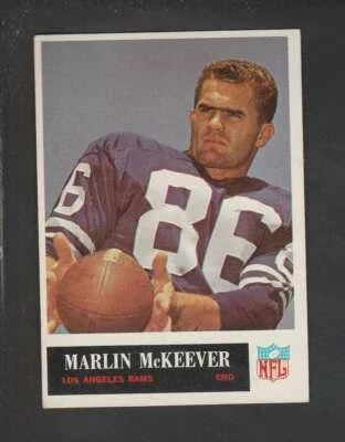 1965 Philadelphia #91 Marlin McKeever VGEX LA Rams 157871 - Image 1 of 2