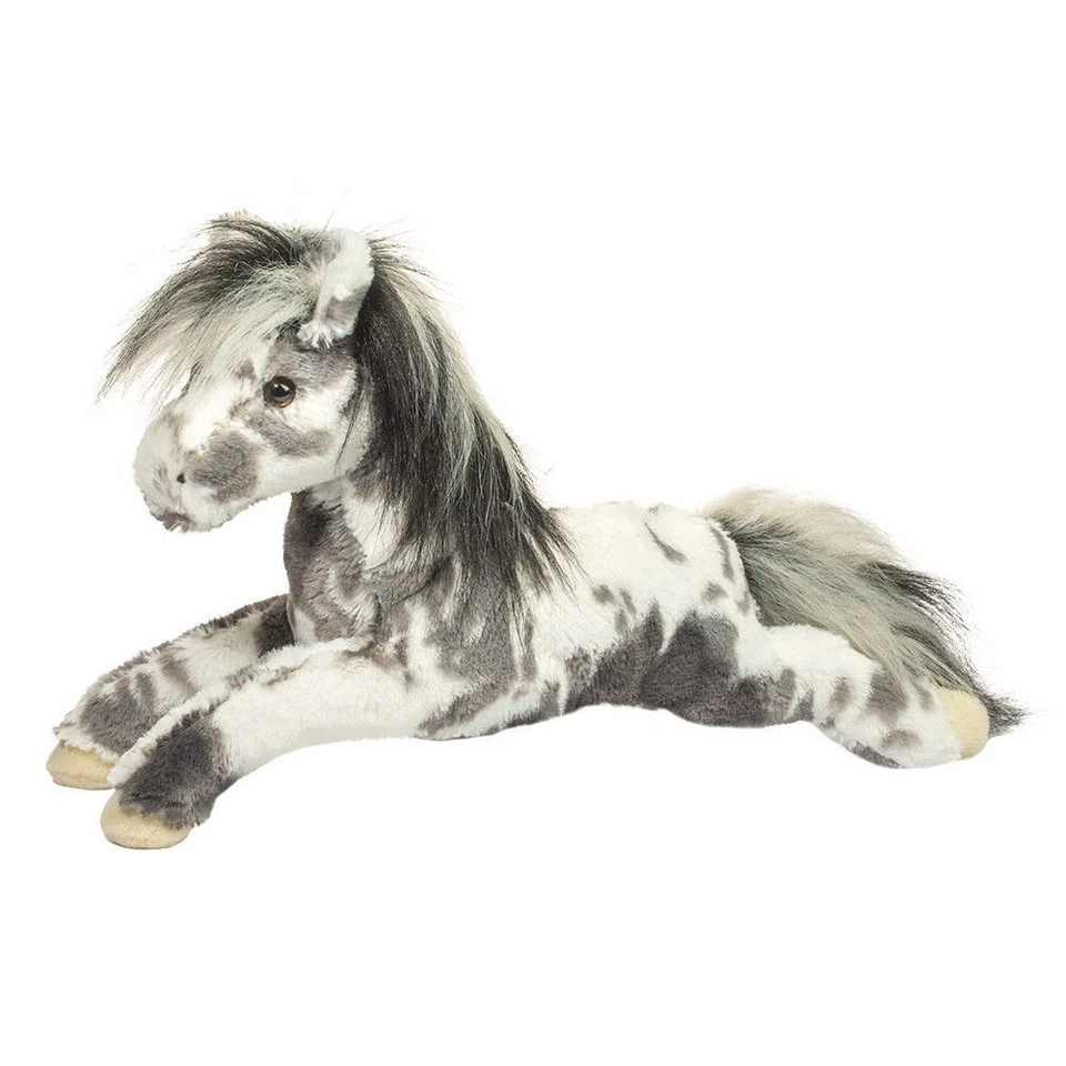 Appaloosa Pferd liegend "Starsky" Plüschtier Stofftier Plüsch-Kuscheltier L=42cm - Bild 1 von 1