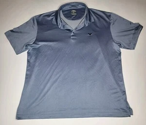 Callaway Mens X-Large (XL) Golf Performance Polo Shirt Opti Dri Grey - Picture 1 of 6