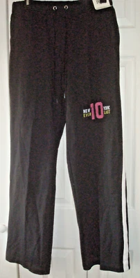 Ladies Everlast  Pants  Size Large  Relaxed Fit  Black Full length New - Image 1 of 2