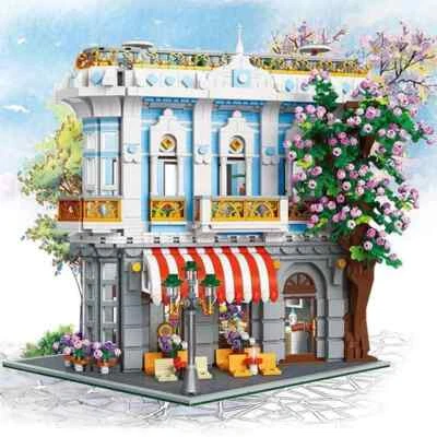 JIESTAR 89109 Sakura Restaurant Buildings Blocks Model Education bricks Toy Gift - Image 1 of 4
