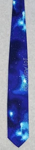 PURPLE COSMOS--STARS SPACE NEBULA ASTRONOMY SCIENCE Wild Ties Microfiber Necktie - Picture 1 of 5