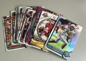 2022 Bowman University Football - Complete your Set - Base, Pink, Insert, 1st Ed