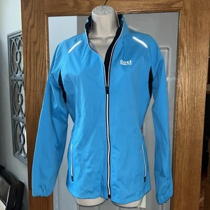 GORE Running Wear Wind Jacket Windstopper Women’s Large Blue - Picture 1 of 5