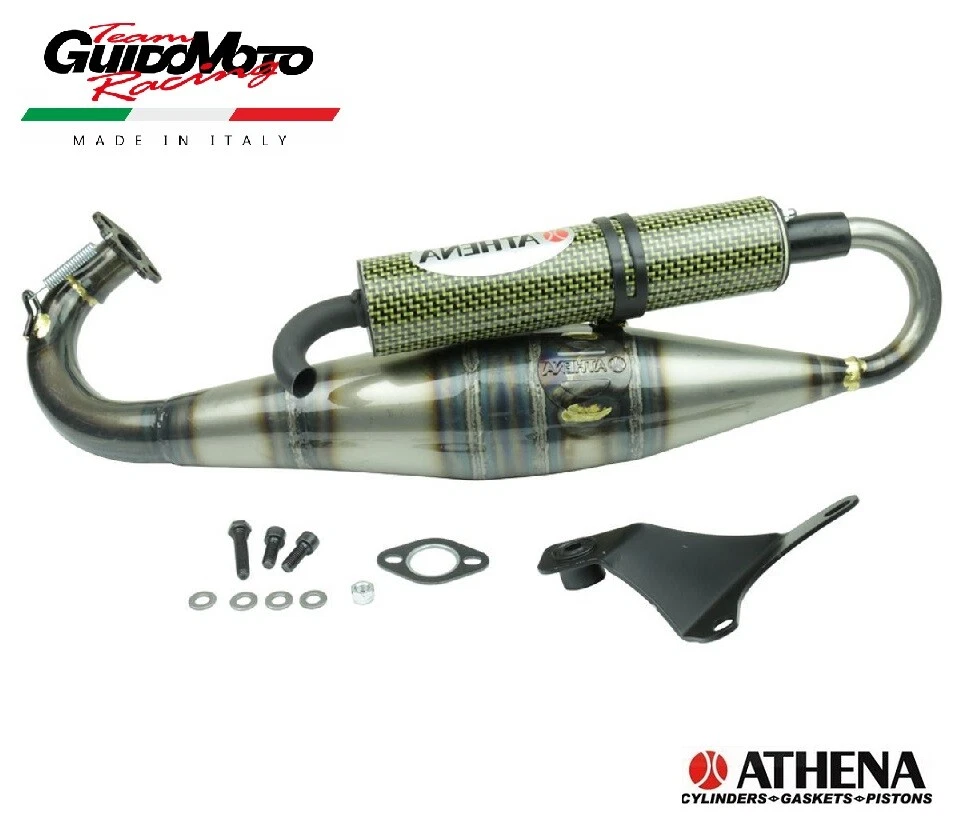 MARMITTA RACING SCOOTER MOTORE PIAGGIO 50 DUE  TEMPI ATHENA P400480120003  - Immagine 1 di 1
