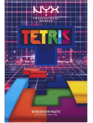  NYX x TETRIS 80 Pan Artistry Eyeshadow Palette Limited Edition SEALED NEW - Image 1 of 2