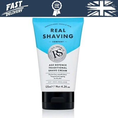 BRANDED The Real Shaving Company Age Defence Shave Cream 125ml Pack of 1