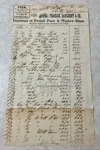Antique & Original Handwritten RECEIPT Oct 6, 1876 Louisville, Kentucky - Picture 1 of 4