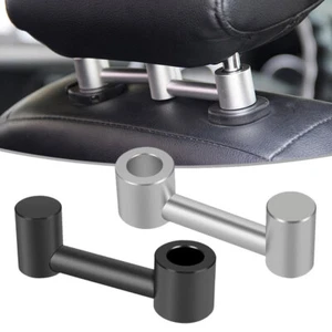 Asiento de coche reposacabezas gancho asiento trasero organizador percha bolso tela soporte de almacenamiento - Imagen 1 de 12