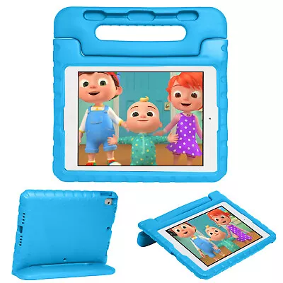 Shockproof Case For iPad 9th 8th 7th 6th 5th Generation Handle Stand Kids Cover - Image 1 of 4