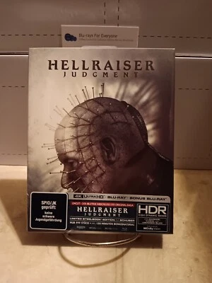 Hellraiser Judgment 4K Full Slip D SteelBook Blu-ray (Germany)[2018] ShipNextDay Foto 1 de 4