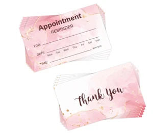 Ctosree 240 Pcs Appointment Reminder Cards 2 X 3.54 Inches Client Appointment - Picture 1 of 9