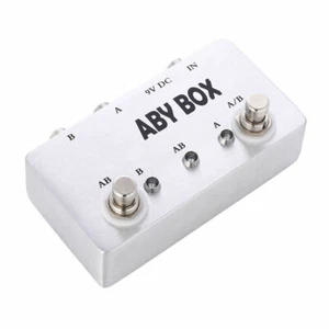 Hand Made ABY Selector Combiner Switch AB Box Pedal-TRUE BYPASS - Picture 1 of 2
